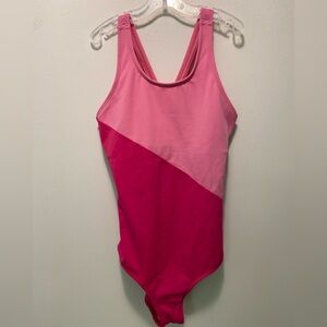Lands' End Pink Kids One Piece Swimsuit